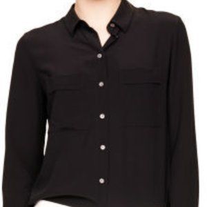 Club Monaco Kathryn Silk Button-Up Blouse